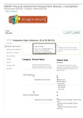 HEENT Physical Assessment Assignment Results | Completed