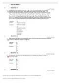 ABA 603 Week 1 Test- Questions and Answers/National University College