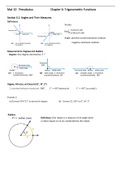 Pre Calculus Notes