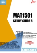 MAT1501 STUDY GUIDE 2023