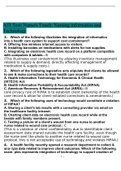 ATI Nurse's Touch Nursing informatics and Technology 2022/2023 | NR 306 Nursing informatics and Technology