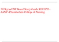  NUR509 FNP Board Study Guide REVIEW -AANP>Chamberlain College of Nursing