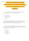 NCLEX-PN TESTBANK (SOLVED QUESTIONS AND ANSWERS GRADED A + UPDATED 2023) DOWNLOAD TO SCORE A+