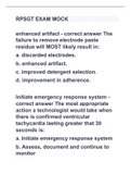 RPSGT EXAM MOCK WITH 100% COMPLETE SOLUTIONS