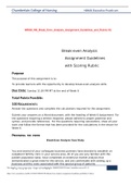 Summary NR630_W6_Break_Even_Analysis_Assignment_Guidelines_and_Rubric-V2.