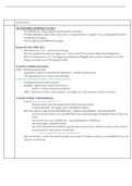 Lecture notes - Asylum and immigration law  