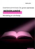 Samenvatting Nederlands 3ASO/TSO/KSO examencommissie 2023