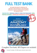 Test Bank For Seeley's Essentials of Anatomy and Physiology 11th Edition By Cinnamon VanPutte 9781260722710 Chapter 1-20 Complete Guide .