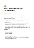 MAW samenvatting VWO 5