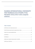 FLORIDA INTERNATIONAL UNIVERSITY TEST BANK|CCJ 4614 EXAMS, FULL PACKAGE 2022/2023 with complete solution