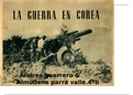 La guerra de Corea