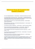  Teensmart Study Set Questions And Answers Graded A+.