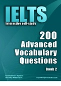 IELTS Interactive self-study: 200 Advanced Vocabulary Questions/ Book 2. A powerful method to learn the 