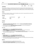 Egg Lab Transport through the Cell Membrane Lab Outline 