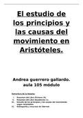 Reseña de la metafísica de Aristóteles