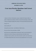 Ccrn Aacn Practice Questions And Correct Answers