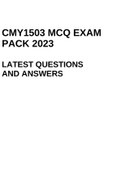 CMY1503 EXAM PACK 2023