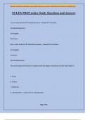 NCLEX PREP archer Study Questions and Answers List in order how the PPE should be put on - Answer-1st-Gown 2nd-Mask/Respirator 3rd-Goggles 4th-Gloves List in order how the PPE should be removed - Answer-1st-Gloves 2nd-Goggles 3rd-Gown 4th-Mask/Respirator 