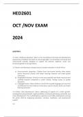 HED2601 EXAM OCT/NOV 2024