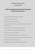 Alattar Q4 Ultimate Final Exam Questions With Correct Answers