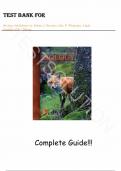 Test Bank - for Biology 6th Edition by Robert J. Brooker, Eric P. Widmaier, Linda Graham, Peter Stiling, All Chapters |Complete Guide A+