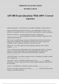 API 580 Exam Questions With 100% Correct Answers