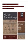 TEST BANK For Gordis Epidemiology, 7th Edition By David D Celentano; Moyses Szklo, Verified Chapters 1 - 20, Complete Newest Version