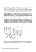 MATH 225N Week 6 Discussion Confidence Interval, MATH225N: Statistical Reasoning for the Health Sciences, Chamberlain College of Nursing