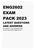 ENG2602 EXAM PACK 2023