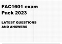 FAC1601 EXAM PACK 2023