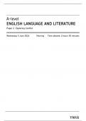 AQA MERGED QUESTIONS AND MARK SCHEME ENGLISH LANGUAGE AND LITERATURE PAPER 1-7707/1 (TELLING STORIES) FOR MAY 2024