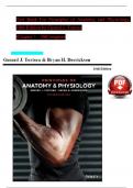 TEST BANK For Principles of Anatomy and Physiology, 16th Edition by Gerard J. Tortora, Verified Chapters 1 - 29, Complete Newest Version