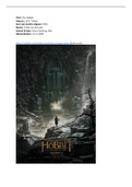 English book report The Hobbit, 4 VWO
