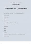 BCRPA Fitness Theory Exam study guide