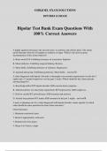 Bipolar Test Bank Exam Questions With 100% Correct Answers