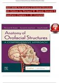 TEST BANK For Anatomy of Orofacial Structures, 9th Edition 2024 by Richard W. Brand, Verified Chapters 1 - 36, Complete Newest Version