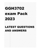 GGH3702 Exam Pack 2023