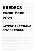 HBEDECS Exam PACK 2023