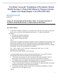 Test Bank Varcarolis' Foundations of Psychiatric-Mental  Health Nursing A Clinical 9th Edition by Margaret Jordan Halter |Test Bank|Chapter 1-36 UPDATED 2023