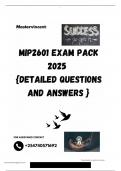 MIP2601 EXAM PACK 2024/2025  {QUESTIONS AND ANSWERS }