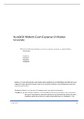 Nurs6630 Midterm Exam Explained 2>Walden University