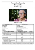 Case Study Pharmacology Reasoning Bradycardia Marilyn Fitch, 78 years old