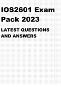 IOS2601 EXAM PACK 2023