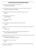 NURS 6512 Midterm Exam. Questions & Answers (Graded A)