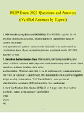 PCIP Exam 2023 Questions and Answers (Verified Answers by Expert)