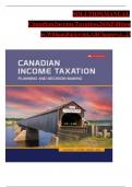 Solution Manual for Canadian Income Taxation 2024/2025 26th Edition by William Buckwold, Joan Kitunen, Matthew Roman, Abraham Iqbal