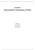 Duurzaamheid, communicatie en media - Samenvatting - Radboud Master Communicatiewetenschap