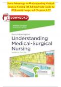 Davis Advantage for Understanding Medical-Surgical Nursing 7th Edition STUDY GUIDE By Williams & Hopper ISBN: 9781719644594, All 57 Chapters Covered, Verified Latest Edition 2024 Complete A+ ISBN:9781719644594 Instant Pdf Download