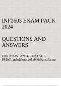 INF2603 Exam pack 2024(Databases I)