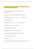 Chem 1020 Lab Final Exam Study Guide | Actual Questions and Answers Latest Updated 2024/2025 (Graded A+)